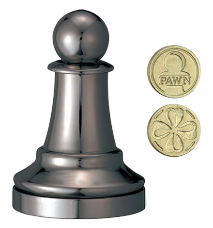 Pezzo Scacchi Pedone Nero Chess Puzzle -